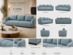 Capri Italian Sofa - Image 3
