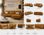 Modena Italian Sectional Sofa - Image 3