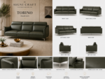 Torino Italian Sofa - Image 3