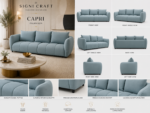 Capri Italian Sofa - Image 3
