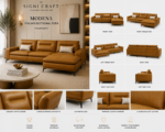 Modena Italian Sectional Sofa - Image 3