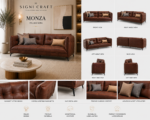 Monza Italian Sofa - Image 3