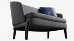 Houndstooth Italian sofa - Image 3