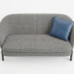 Houndstooth Italian sofa