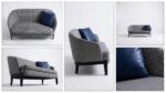 Houndstooth Italian sofa - Image 2