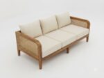 Sheesham Sofa 3 - Image 4