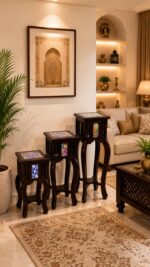 Sheesham Beside Table 4 - Image 3