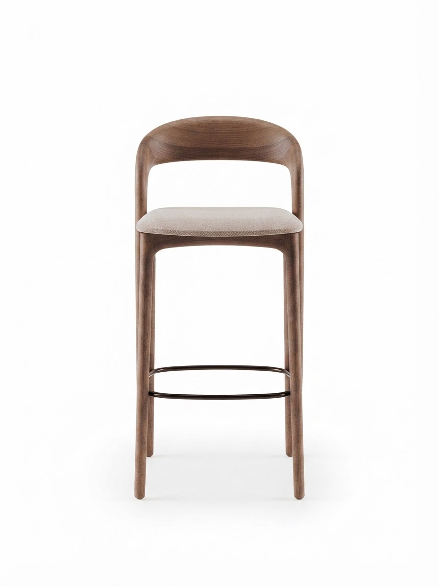 Wooden_bar_stool_white_background_202607311521 (1) Signi Arvon Bar Stool - Image 1