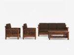 Sheesham Sofa 1 - Image 4