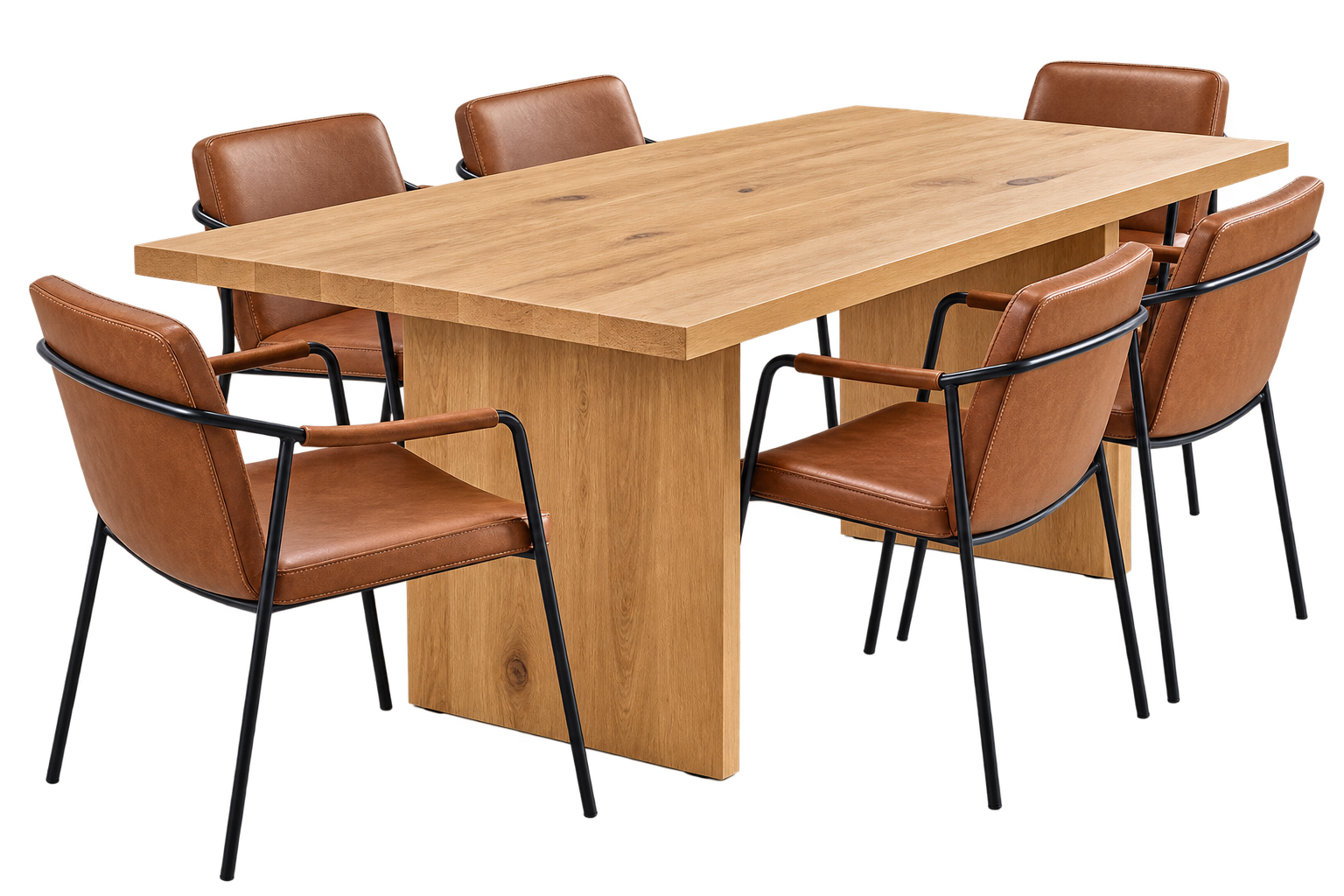 ChatGPT Image Aug 13, 2026, 11_26_02 AM Signi Tavero Dining Set - Image 1